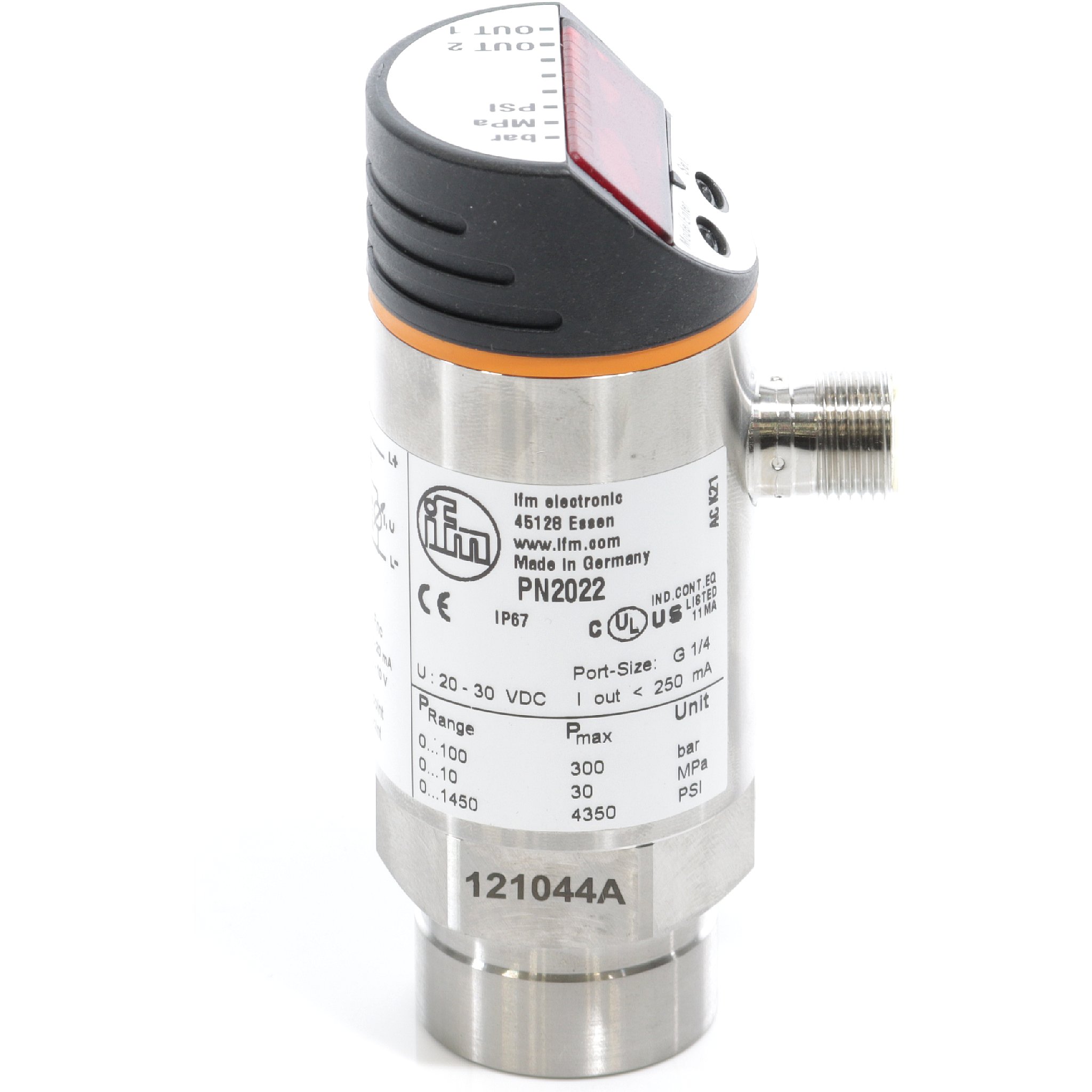 Pressure sensor with display PN-100-SBR14-MFRKG/US/ /V New FS